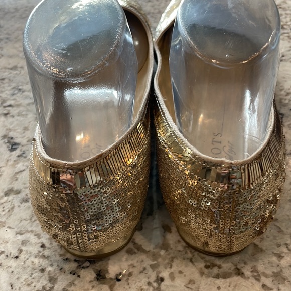 Talbots Ballet Flats Reese 1 Gold Leather Bottom Slip On Shoes Size 8.5M - Picture 4 of 11